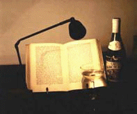 Book with Wine